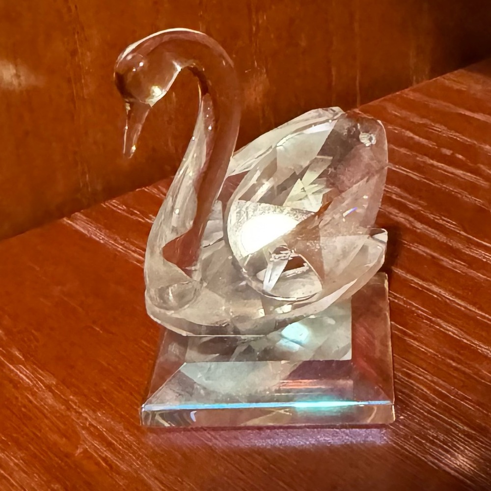 Vintage Blown Glass Swan - Picture 2 of 6